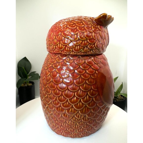 Gibson Home Multicolor Ceramic OWL Cookie Jar - Picture 4 of 10